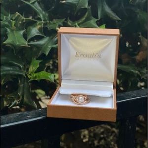 Jared Rose Gold Wedding Ring Set Size 6